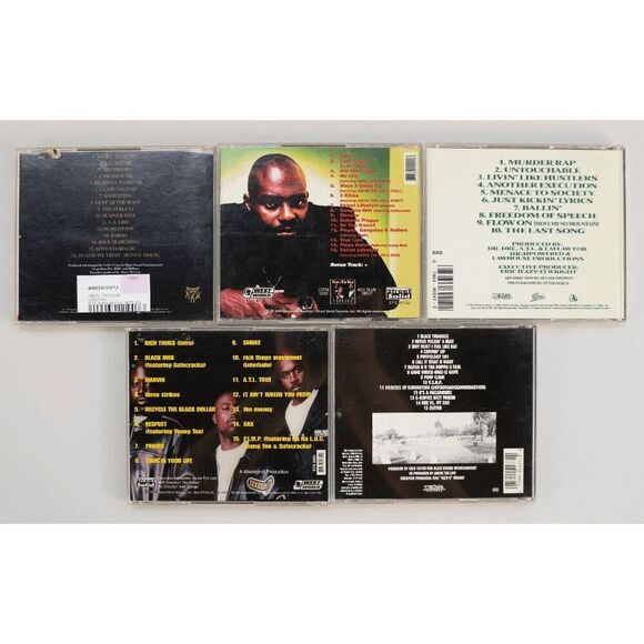 Lot of 5 Above The Law CD's - Livin Like Hustlers Forever Rich Thugs Black Mafia - Picture 2 of 3